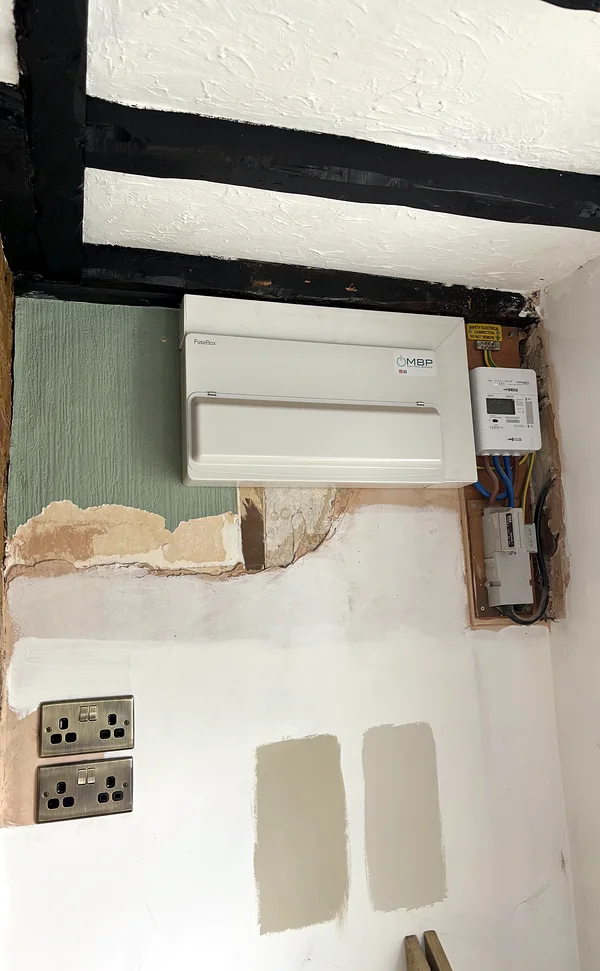 Consumer unit and sockets